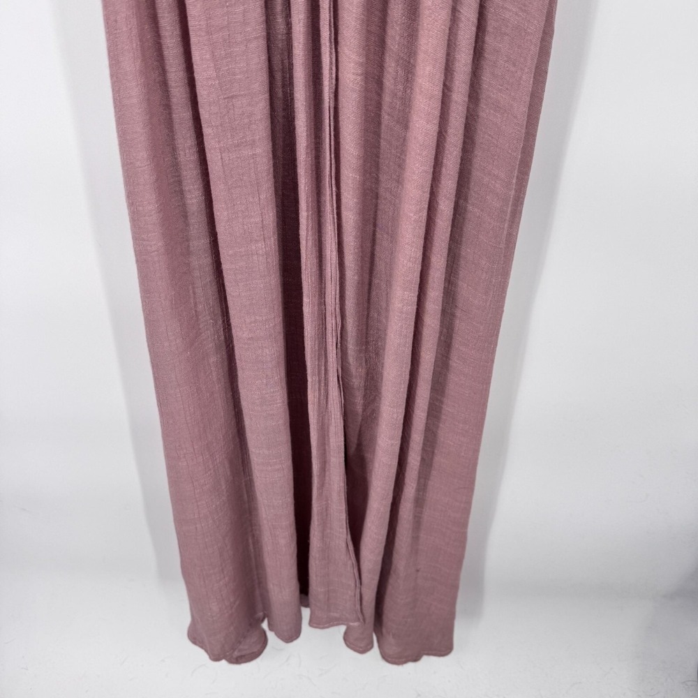 Lulus Long Duster Hippie Boho Festival Womens Medium Pink Lace Coquette - Picture 5 of 9